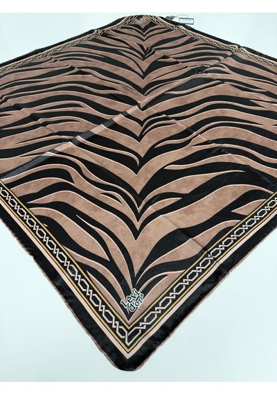 Levidor Kristal Eşarp - 06102 Siyah,vizon-03