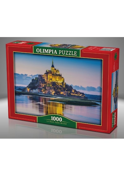 Olimpia 1000 Parça Mont Saint-Michel Manstırı Puzzle