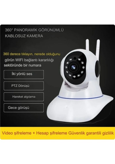 Yapay Zekalı Hareket Takip Sensörlü Sesli Canlı İzlenebilen Bebek