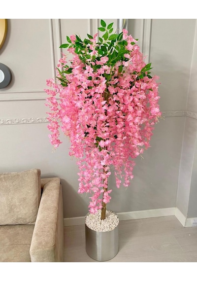 Rüzgar Yapay Çiçekçilik 180 Cm Akasya Ağacı Pembe