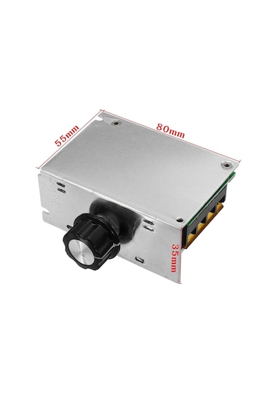 Ac 220v 4000w Dimmer Scr Ac Motor Hız Devir Kontrol Elektrikli Fırın Rezistans Su Isıtıcı Lamba