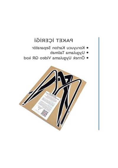 Kaplama Sticker İle Parlak Siyah Stop Çerçevesi Abanoz