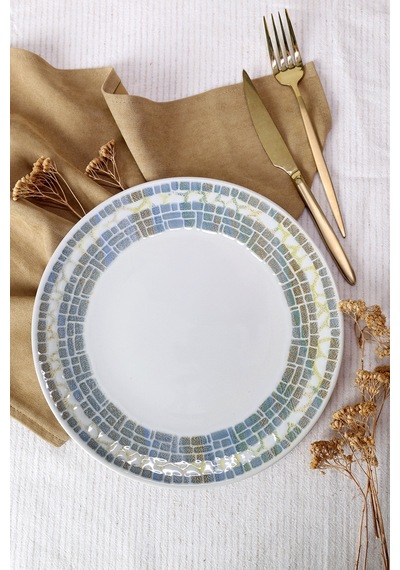 Keramika Professional Mosaica Pergamon Servis Tabağı 27 Cm 6 Adet 22825 Çok Renkli