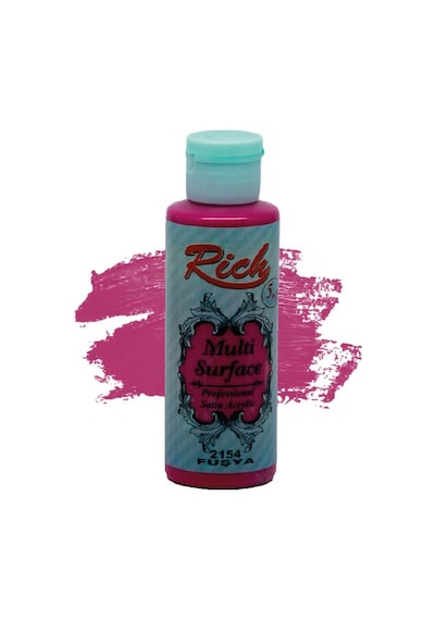 Rich Multi Surface Akrilik Boya 120 CC  Fuşya