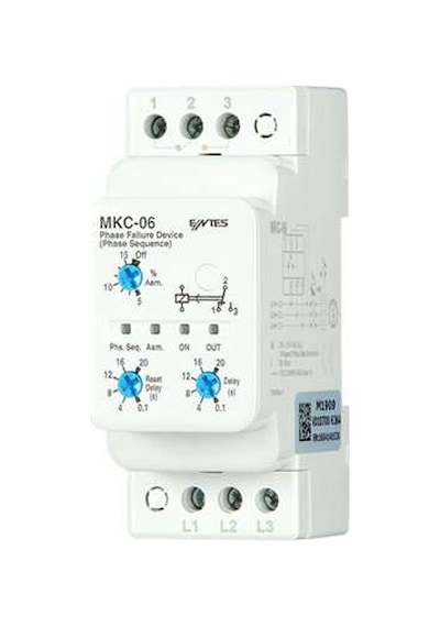 Entes Mkc-06 Motor Faz Koruma Rölesi