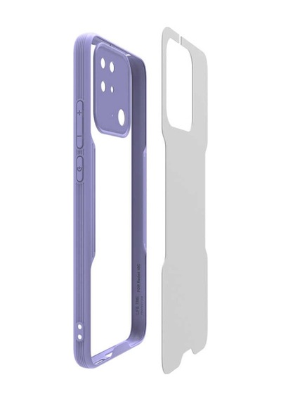 Xiaomi Poco C40 Kilif Parfe Kenarlari Pastel Renk Silikon Kilif 550580593