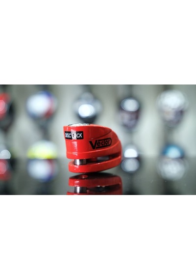 Vector 14mm Alarmlı Disk Kilit Kırmızı