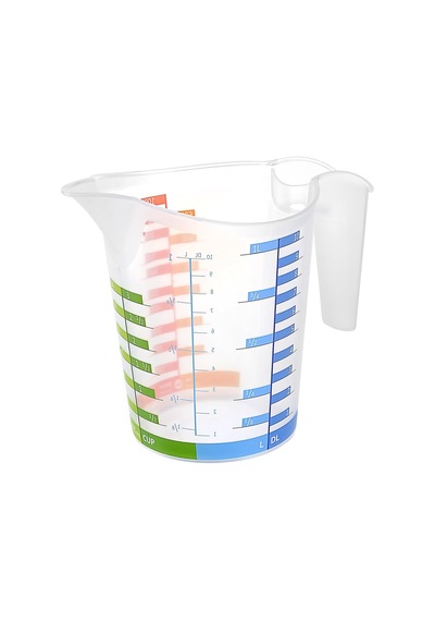 Kullan At Market Plastik Ölçü Kabı 1000ml 123x100x126 Mm 1 Adet Diğer