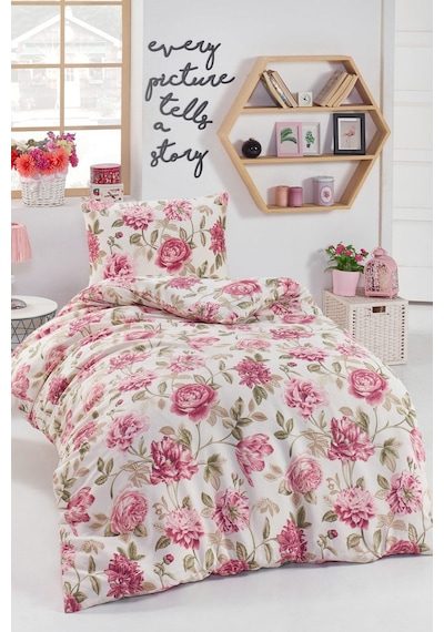 Enlora Home Junior Nevresim Seti Tek Kişilik Care Pembe