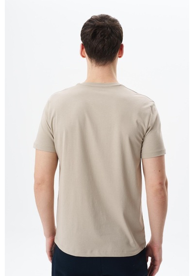 AR-MA Arma Erkek Regular Fit Baskılı Süprem Bisiklet Yaka Tişört Y29344453202 Bej