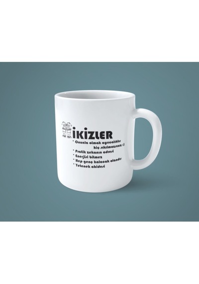 İkizler Burcu Özellikleri Kupa Bardak Beyaz