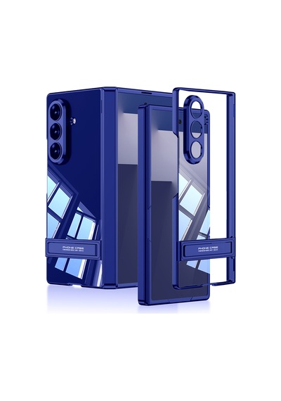 Samsung Uyumlu Galaxy Z Fold 7 Kılıf Kamera Korumalı Şeffaf Tasarımlı Nourthkingdom Standlı Kılıf Gümüş Samsung Uyumlu Galaxy Z Fold 7 Kılıf Kamera Korumalı Şeffaf Tasarımlı Nourthkingdom Standlı Kılıf Gümüş