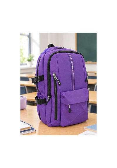 Newbag Sırt Okul Spor Çantası Mor