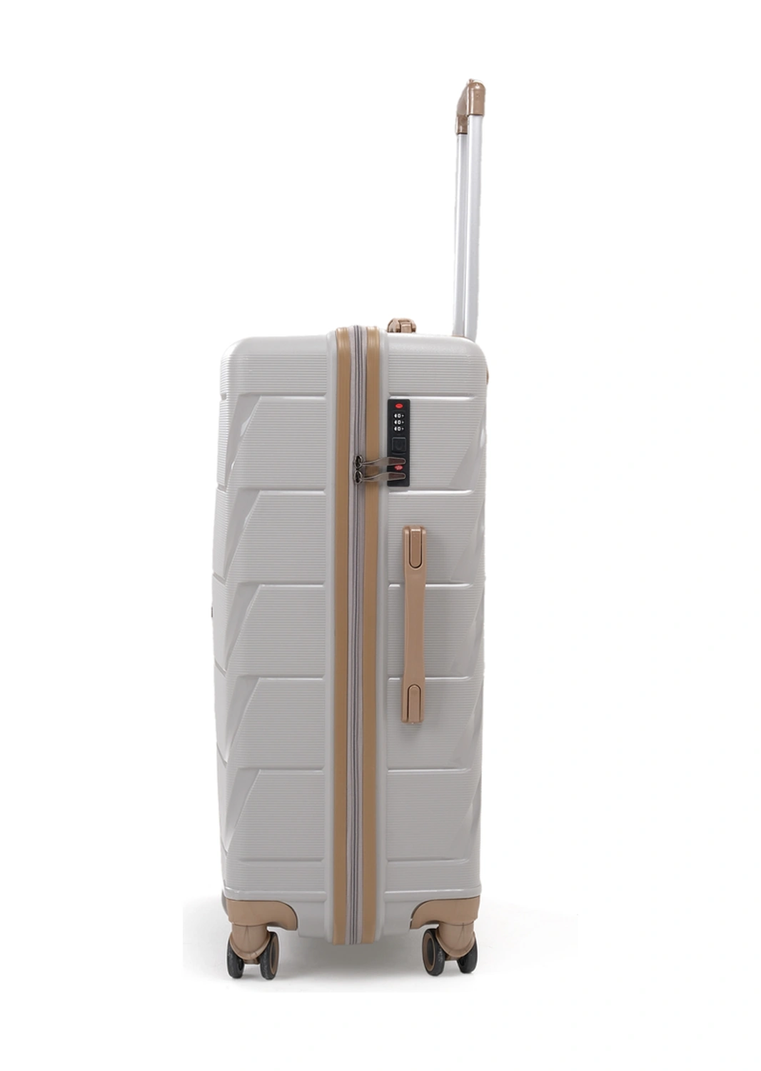 Cotpoly Home Copella Pp Polipropilen&kırılmaz Büyük Boy Valiz 75 Cm Gri