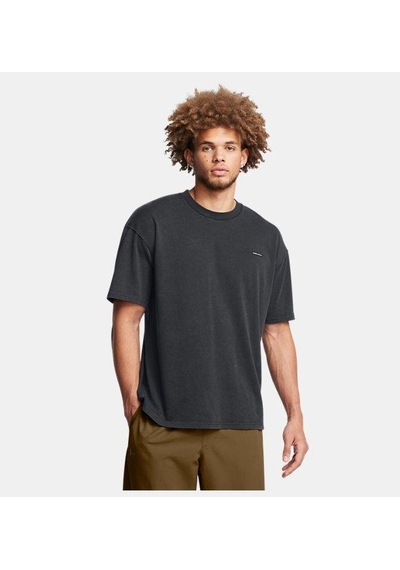 Under Armour Hw Os Logo Washs S Erkek T-shirt-31814 Siyah