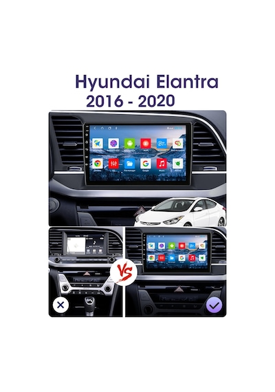 Hyundai Elentra 2016-2020 Android Multimedya 4/64 Carplay 10'' Hd