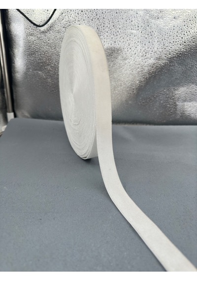 2 Cm Düz Kadife-5 Metre-beyaz