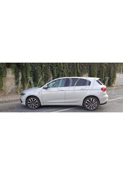 Fiat Egea Hb Krom Cam Çıtası 4 Parça Paslanmaz Çelik