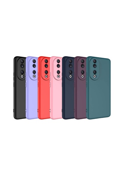 Zore Honor 90 Kılıf Nvth Mara Lansman Kapak - Mürdüm