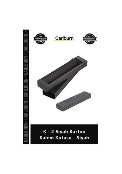 Özel Üretim Lüks Tasarım Şık Mukavva Ambalaj Promosyon K 2 Siyah Karton Kalem Kutusu Siyah Diğer
