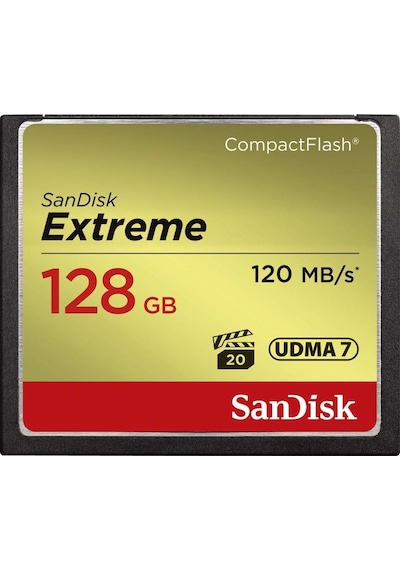 Sandisk Extreme Compact Flash SDCFXSB-128G-G46 128 GB CF Hafıza Kartı