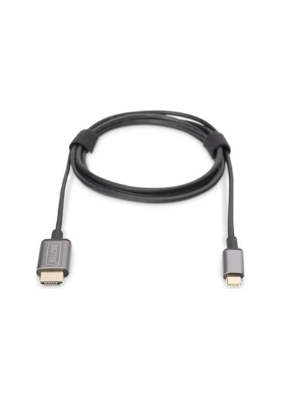 Digitus Da-70821 1.8 Mt Usb Type To Hdmi Erkek-Erkek 4K 30Hz Meta