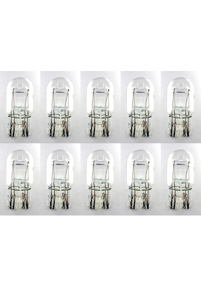 10 Adet 12v 21/5w T20 Dipsiz Ampul Çift Duy Stop Ampulü