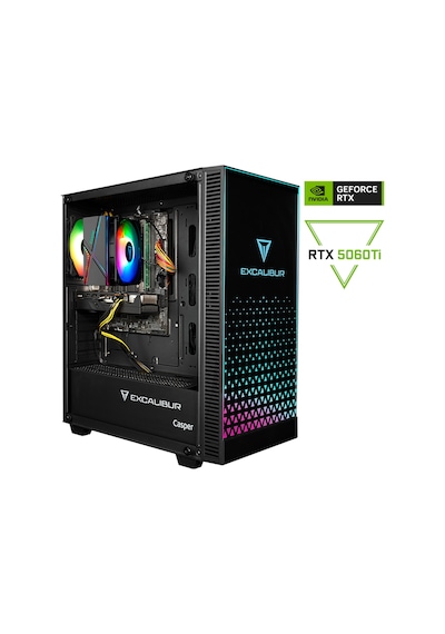 Casper Excalibur E65L.147F-EFT0A-0HD i7-14700F 64 GB 1 TB SSD RTX5060TI W11H Masaüstü Oyuncu Bilgisayarı