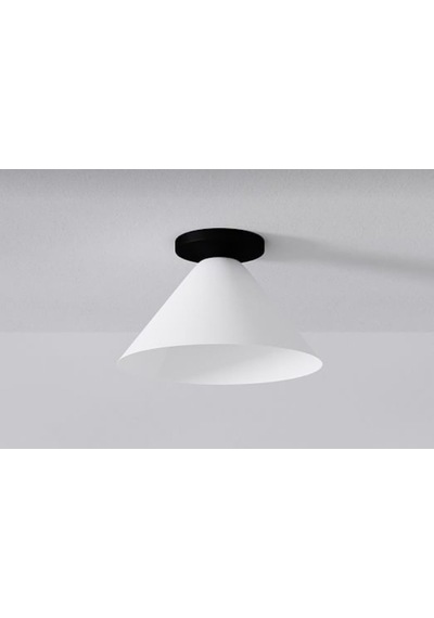 Mylights Opal Camlı Plofonyer Tavan Avize Aramtür Beyaz Camlı