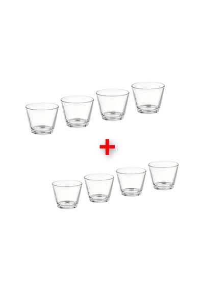 8 Adet Tealight Mumluk 6x8 Cm Cam Tealight Mum Kabı Dekoratif Salon Mumluğu Şeffaf - 918196321 Şeffaf