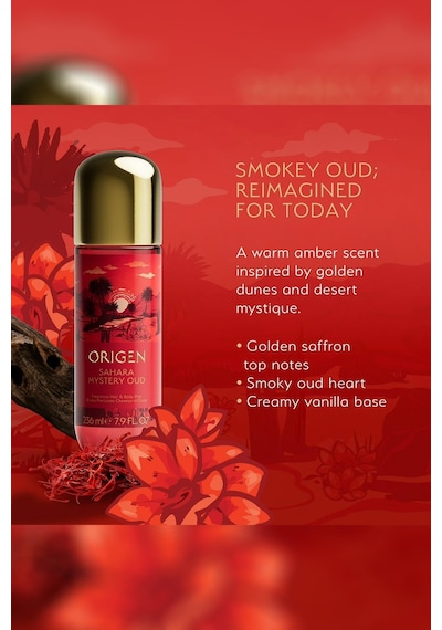 Origen Sahara Mystery Oud Kadın Parfümü + Saç Ve Vücut Spreyi Set Odunsu