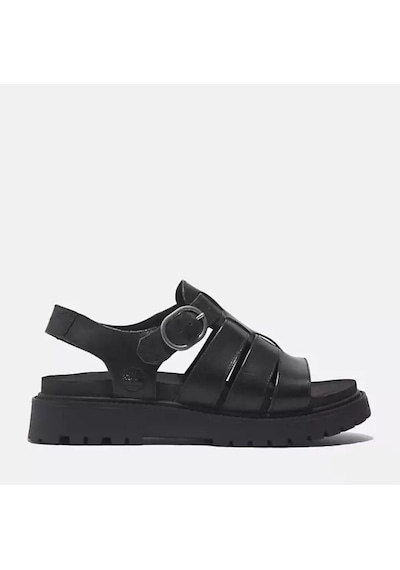 Timberland Kadın Claremont Way Fisherman Siyah Sandalet-4047 Siyah