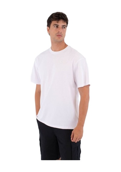 Hurley Hurley Bubble Back Print Erkek Beyaz Tişört 908