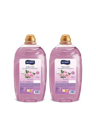 Sıvı Sabun Naturel Gül 1500 Ml 2 Paketi