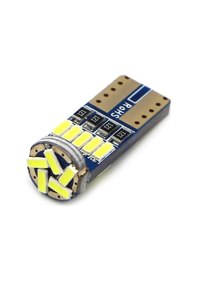 W5w T10 Dipsiz Led Tavan Park Plaka Ampulü 10 Adet Standart
