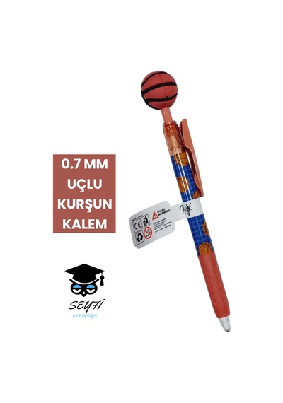 Eğlenceli Başlıklı 0.7 Uçlu Kurşun Kalemler Yeşil