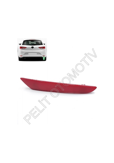 Seat Leon 2013-2016 Reflektör Tampon Arka Sağ Oem No: 5f0945106f