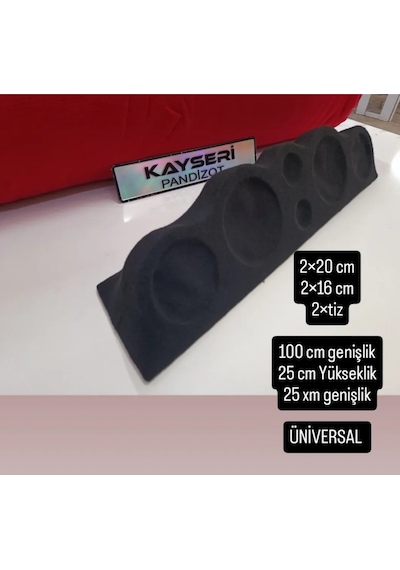 Kayseri Pandizot Üniversal Dik Cadde 2 20 Cm, 2 16 Cm, 2 Tiz Pandizot Polyesterli Fiber Full 10 Mm Mdf