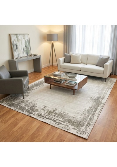 Gaudi 200 X 300 Bambu Yün Halı Gri