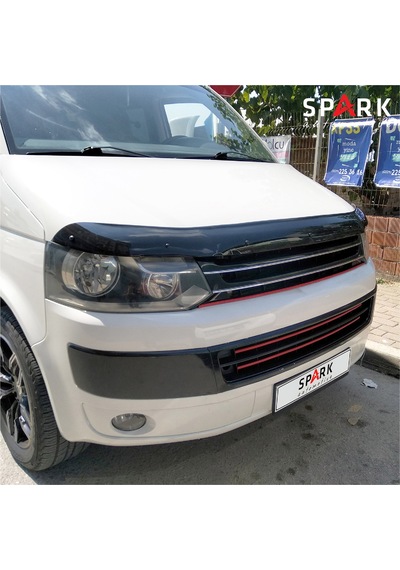 Volkswagen Transporter T5 2009-2014 Yıl Aralığı Uyumlu Kaput Rüzgarlığı 4mm Siyah