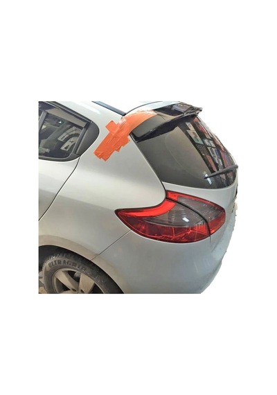 Renault Megane 3 Uyumlu Yedek Parça Spoiler Boyasız Fiber