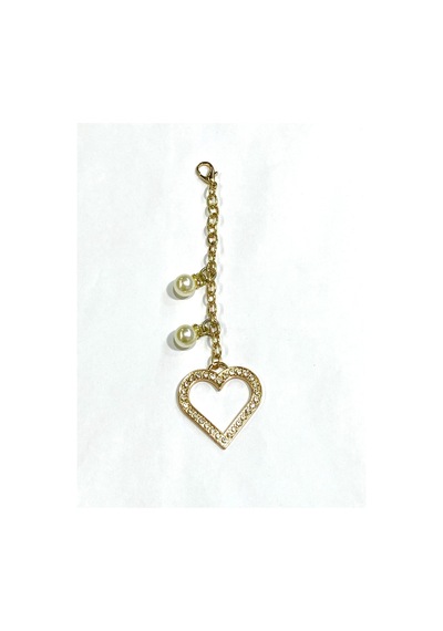 Karantuhafiye Metal Çanta Sallantı Süsü / 20 Cm / Slt4 Krem