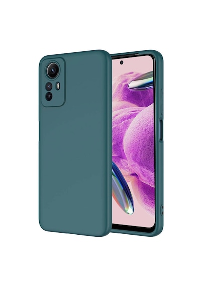 Xiaomi Redmi Note 12s Kılıf Zore Mara Lansman Kapak Koyu Yeşil