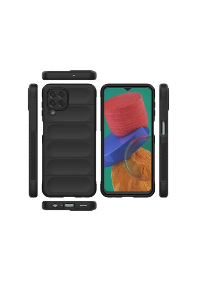 Newface Samsung Uyumlu Galaxy M33 Kılıf Optimum Silikon - Siyah Resimdeki