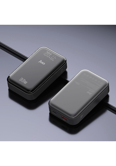 Juo JLP133 10000 mAh 33W USB-A + Type-C Powerbank Juo JLP133 10000 mAh 33W USB-A + Type-C Powerbank