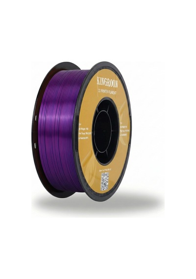 Üç Renkli Silk Pla Filament Siyah-mor-mavi Canlı Parlak Renk Geçişi 1.75mm 1 Kg