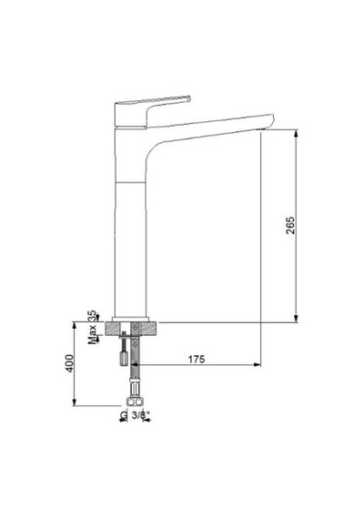 Newarc Çanak Tipi Lavabo Bataryası Krom