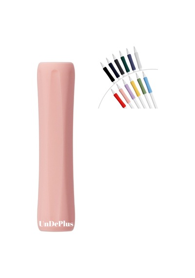 Pencil 1. Nesil / 2. Nesil / Usb-c / Pro Uyumlu Parmak Desteği Silikon Dokunmatik Kalem Tutacağı 01 Pembe