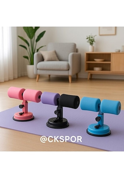 Vantuzlu Mekik Aleti Karın Kası Çalıştırma Ve Evde Spor Egzersiz Ekipmanı