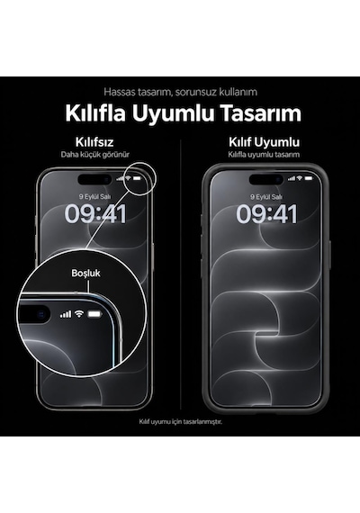Apple İphone 18 Pro İle Uyumlu Ekran Koruyucu A3714 Nano Parlak 9h Kırılmaz Esnek Cam Çizilmeye Dayanıklı Şeffaf